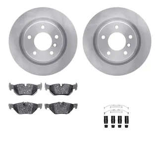 R1 Concepts WFWH1-31093 E- Line Series Brake Rotor W/ Ceramic Brake Pads & Hdw